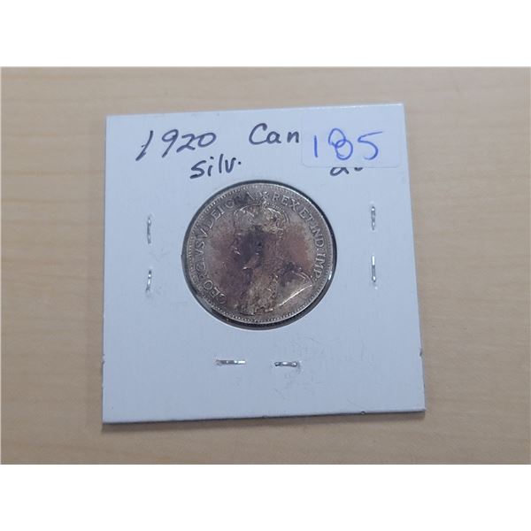 1920 Canada Silver 25¢