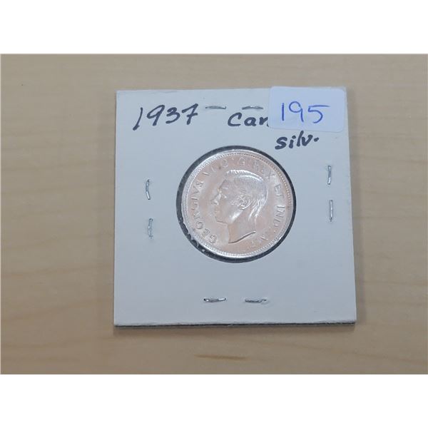 1937 Canada Silver 25¢