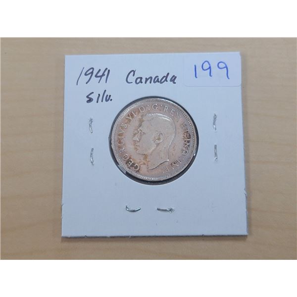1941 Canada Silver 25¢