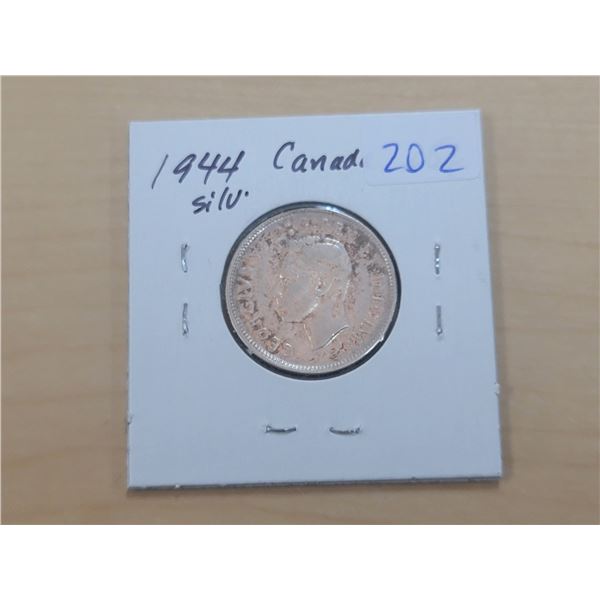 1944 Canada Silver 25¢