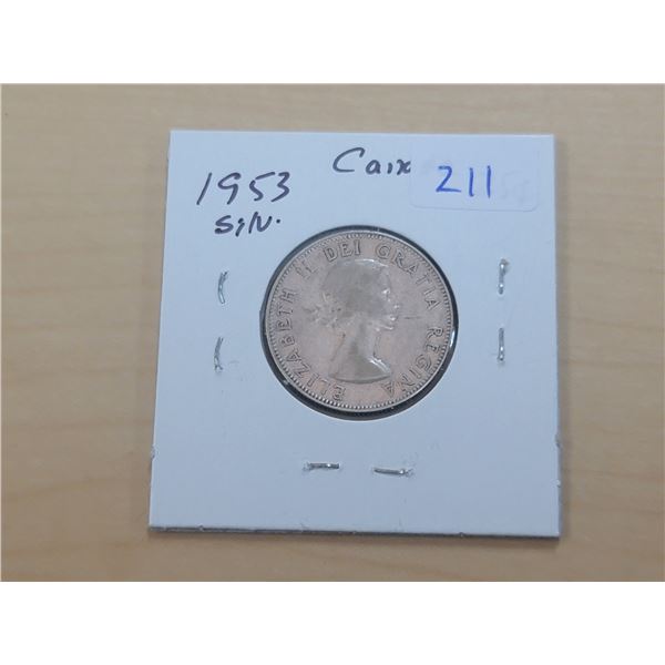 1953 Canada Silver 25¢
