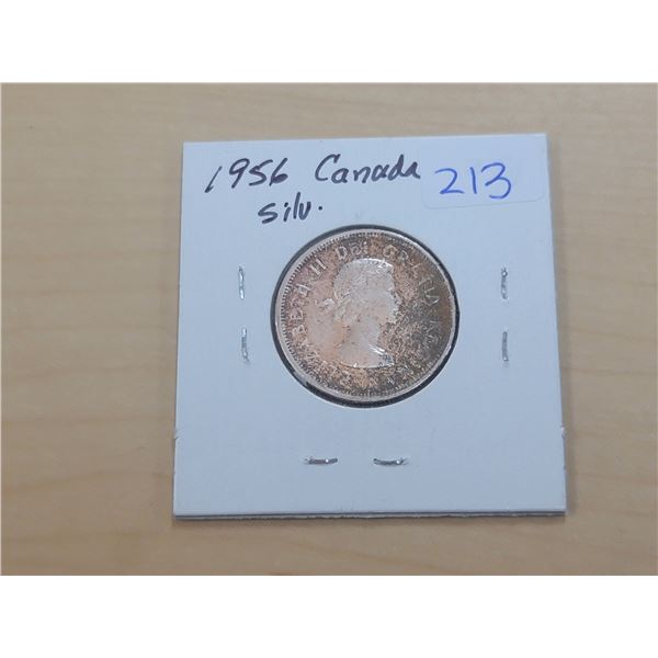 1956 Canada Silver 25¢