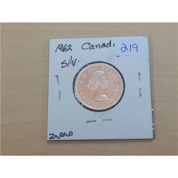 1962 Canada Silver 25¢