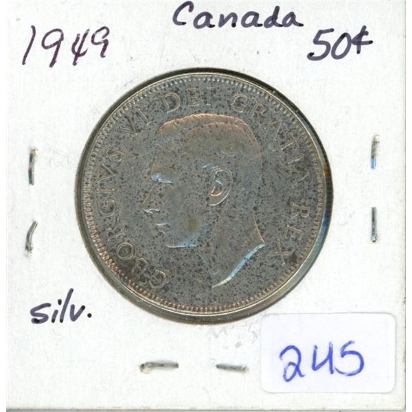 1949 Canada Silver 50¢
