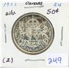 Image 1 : 1952 Canada Silver 50¢ (2.)