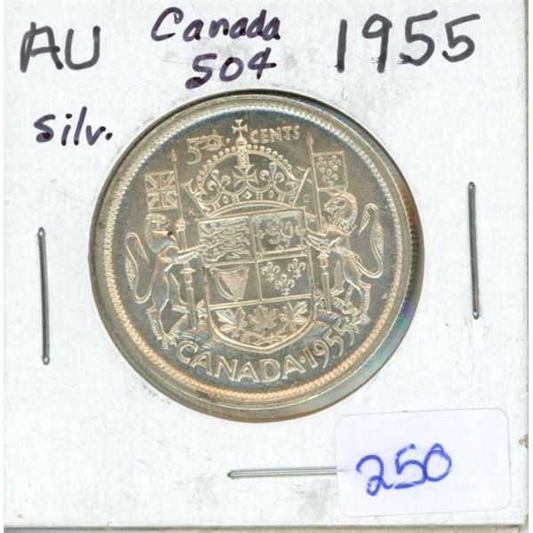 1955 Canada Silver 50¢