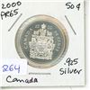 Image 1 : 2000 Canada PR Silver 50¢