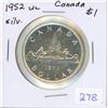 Image 1 : 1952 WL Canada Silver $1