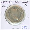 Image 1 : 1953 SF Canada Silver $1