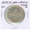 Image 2 : 1953 SF Canada Silver $1