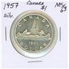 Image 2 : 1957 Canada Silver $1