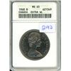 Image 1 : 1968 Extra WL Canada $1; MS 65 (ANACS # 621349)