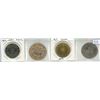 Image 1 : Lot of 4:  1967 Leduc Trade Dollar, Saskatoon Pion.era 25¢, 1967 Canada Confederation Medallion,& 19