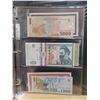 Image 5 : Foreign Bills (25) Binder (1.):   Poland, Croatia, Belarus, Romania, Russia & Slovenia; assorted yea