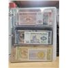 Image 1 : Foreign Bills (46) Binder (2.):  Azerbaiyan, Kazakhstan, Bosnia/Hercegovina, Yugoslavia, Uzbenistan,