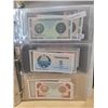 Image 7 : Foreign Bills (46) Binder (2.):  Azerbaiyan, Kazakhstan, Bosnia/Hercegovina, Yugoslavia, Uzbenistan,