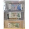 Image 9 : Foreign Bills (46) Binder (2.):  Azerbaiyan, Kazakhstan, Bosnia/Hercegovina, Yugoslavia, Uzbenistan,