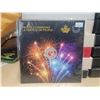 Image 1 : 2017 Canada 'Proudly Canadian' $5 Fine Silver Coin (colored Flag & Fireworks), unopened