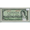 Image 1 : 1954 Canadian 1 Dollar Devil's Face Bill, Coyne/Towers, F/A2615345