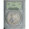 Image 2 : 1886 U.S.A PCGS Graded Morgan Silver Dollar - MS64