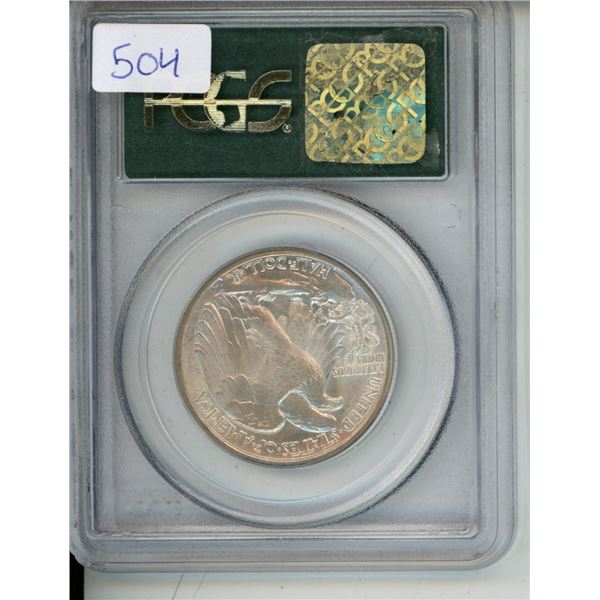 1940 U.S.A. PCGS Graded 50 Cent Coin - MS65