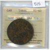 Image 1 : 1850 Canadian ICCS Token - MS-60, CH# PC6A1; BR# 719