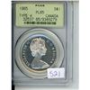 1965 Canadian PCGS Graded Silver 1 Dollar Coin - PL-65, Type 4