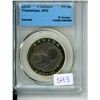 Image 1 : 2008 Canadian CCCS Graded 4 Dollar Coin - PF-68, Triceratops, UHC