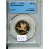 Image 1 : 2009 Canadian CCCS Graded 1 Dollar Coin - SP-68, Great Blue Heron