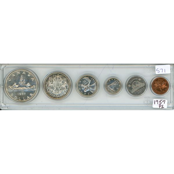 1957 Canadian Silver Proof-Like Set