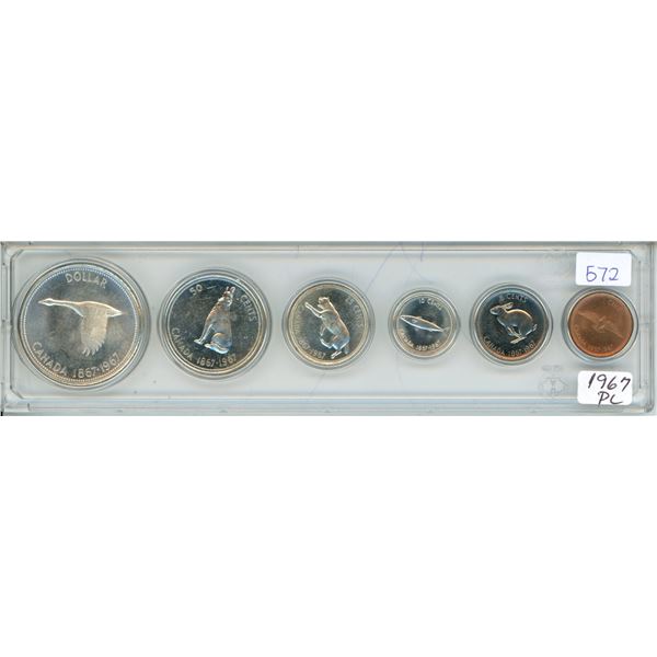 1967 Canadian Silver Proof-Like Set