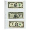 Image 1 : 1935 USA 1 dollar bill and 2 USA 2 dollar bills (2013, 2017)