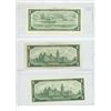 Image 2 : 3x 1967 Canadian 1 dollar bills