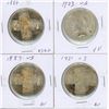 Image 1 : 4 USA dollar coins - 1887, 1889, 1921, 1923