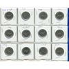 Image 1 : 12 Canadian quarters - 1968-1979