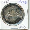 Image 1 : 1953 Canadian silver dollar