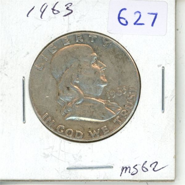 1963 USA half dollar