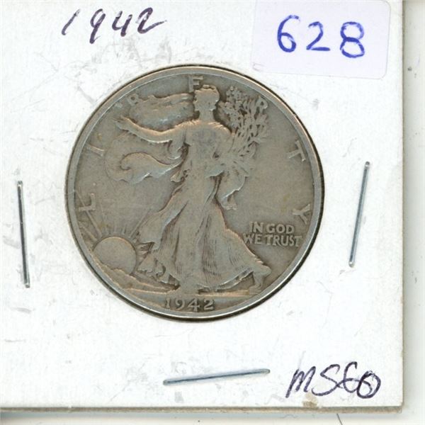 1942 USA half dollar