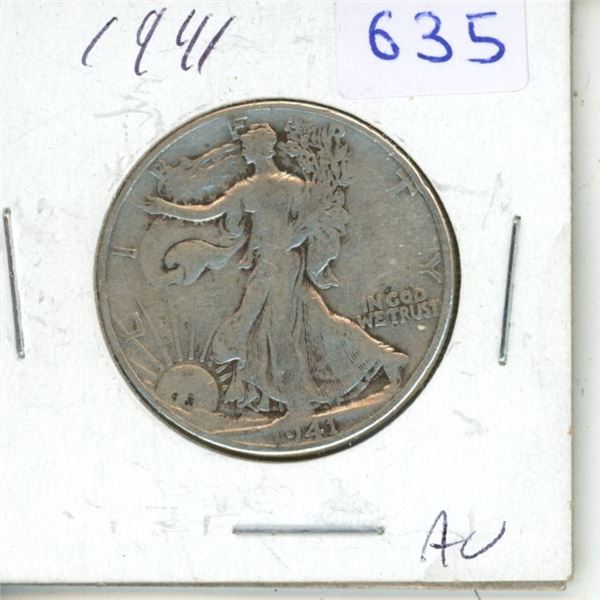 1941 USA half dollar
