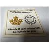 Image 3 : 2014 Canadian Mint 25-cent Eastern Meadowlark coloured coin