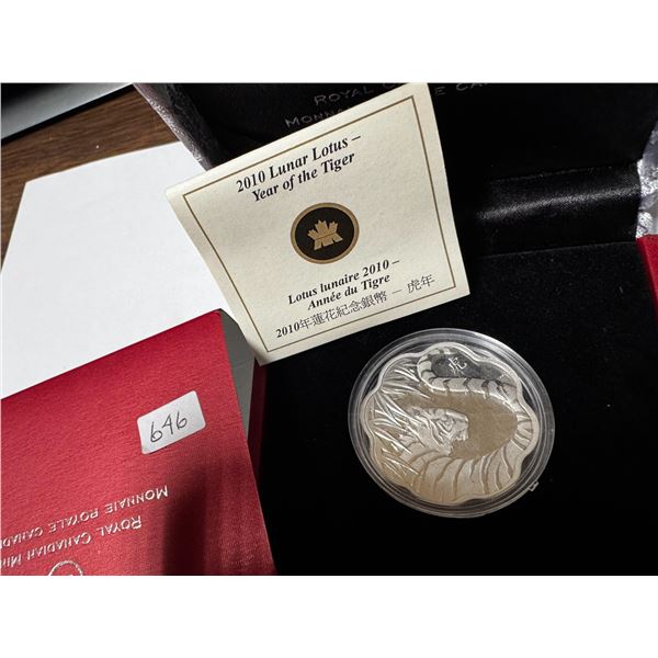 2010 92.5 silver lunar year of the tiger