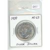 Image 1 : 1939 high grade silver dollar