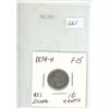Image 1 : 1874H queen victoria 10 cents