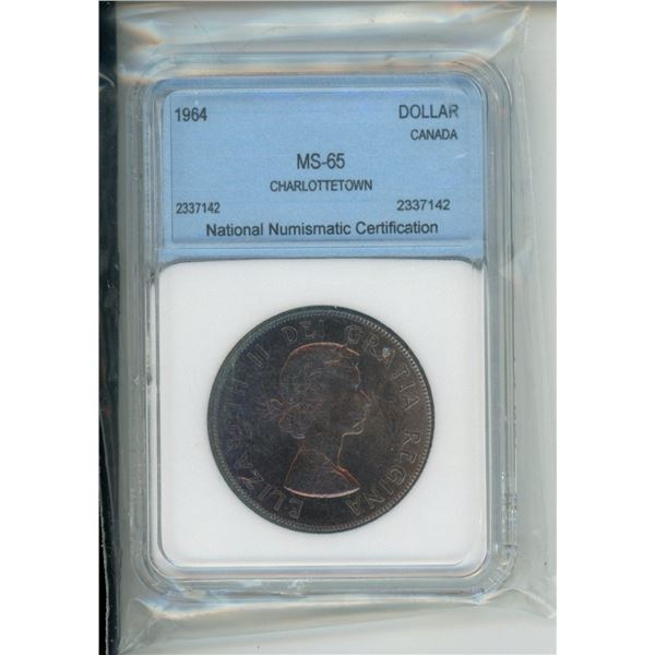 1964 ms-65 silver dollar -trends list at $450
