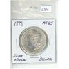 Image 1 : 1896 high grade morgan silver dollar