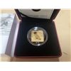 Image 2 : 2010 $3 92.5 silver 24k gold plated square coin - barn owl