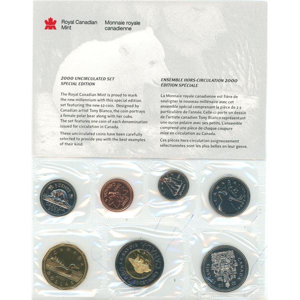2000 uncirculated coin set special edition