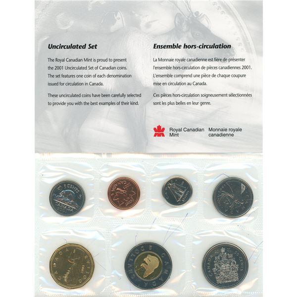 2001 uncirculated coin set