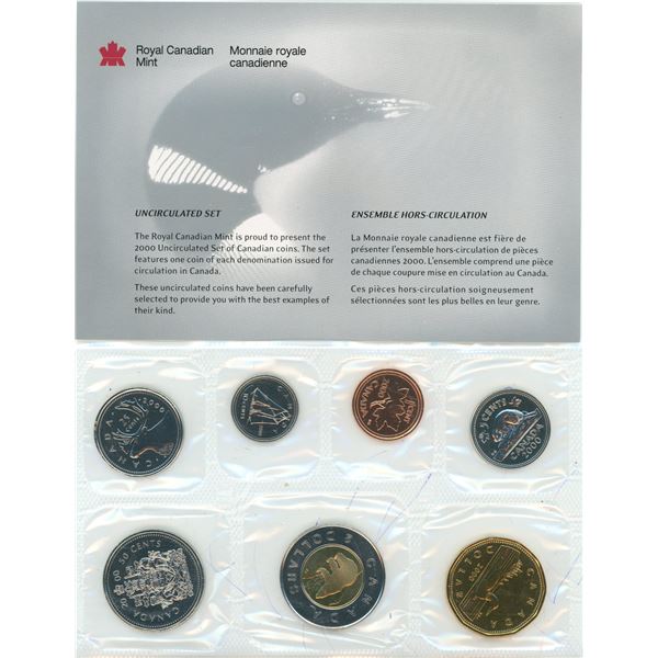 2000 uncirculated coin set