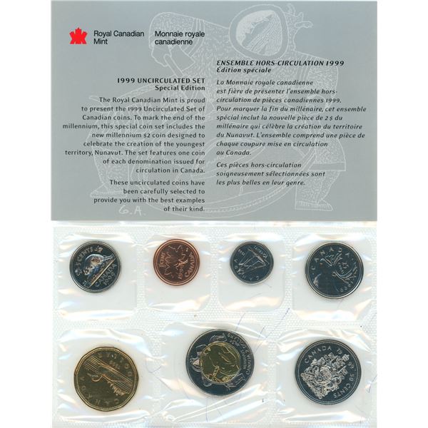 1999 uncirculated coin set special edition